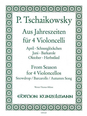 3 Stcke aus 4 Jahreszeiten fr 4 Violoncelli