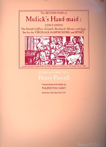 Musick's hand-maid vol.2 35 easy keyboard pieces mostly by John Blow and Henry Purcell