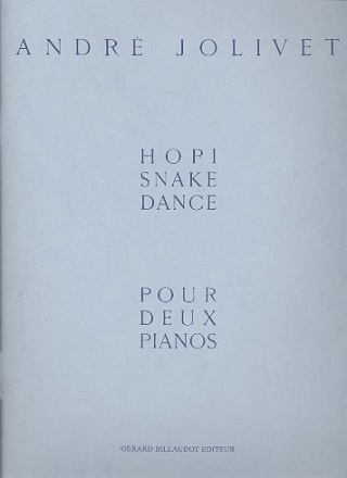 Hopi Snake Dance pour 2 pianos 2parties