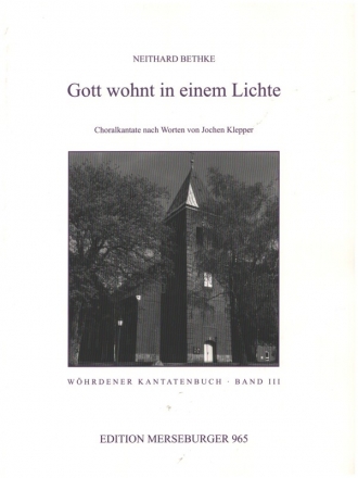 Gott wohnt in einem Lichte op.9 fr Alt, gem Chor, Flte, Violine, Violoncello, konzertierende Orgel Partitur und Stimmen