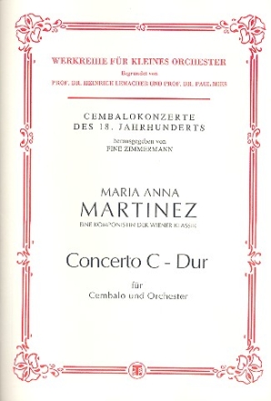 Konzert C-Dur fr Cembalo und Orchester Partitur