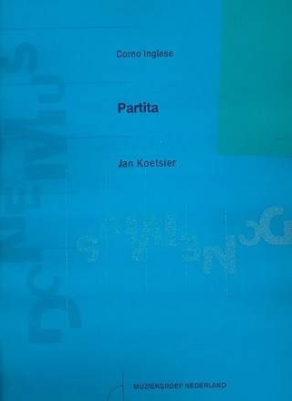 Partita op.41,1  fr Englischhorn und Orgel Partitur, Format B4