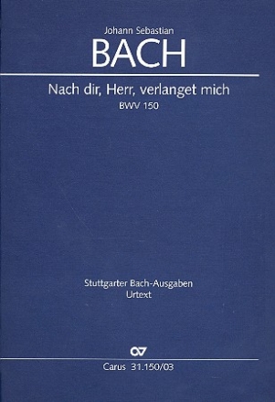 Nach dir, Herr, verlanget mich Kantete Nr.150 BWV150 Klavierauszug (dt/en)