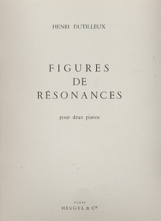 Figures de resonances pour 2 pianos partition