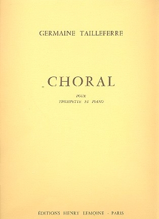 Choral pour trompette et piano