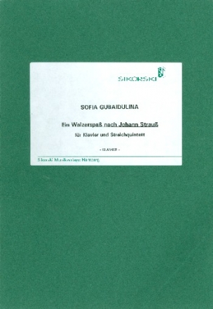 Ein Walzerspaß nach Johann Strauß für Klavier, 2 Violinen, Viola, Violoncello und Kontrabaß,  Stimmen (Kopie)