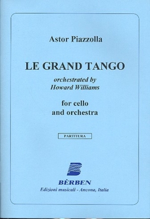 Le grand tango for cello and orchestra score