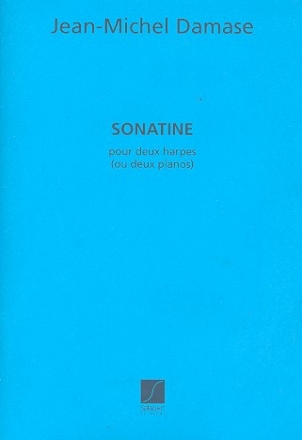 SONATINE POUR 2 HARPES (OU PIANOS) PARTITION (1964)