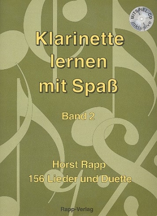 Klarinette lernen mit Spa Band 2 (+CD) 156 Lieder und Duette