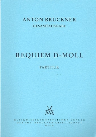 Requiem d-Moll fr gem Chor und Orchester Partitur
