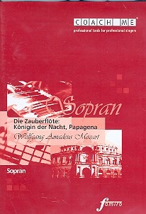 Die Zauberflte Rollen-CD Knigin der Nacht, Papagena (Sopran) Lern- und Begleitfassung auf CD