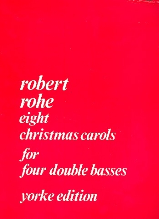 8 Christmas Carols for 4 double basses score and parts