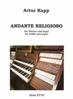 Andante religioso fr Violine und Orgel