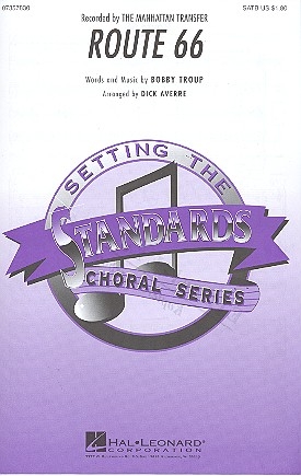 Route 66 for mixed chorus and piano,  score