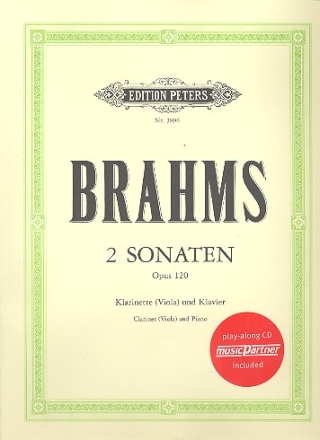 2 Sonaten op.120 (+CD) für Klarinette und Klavier