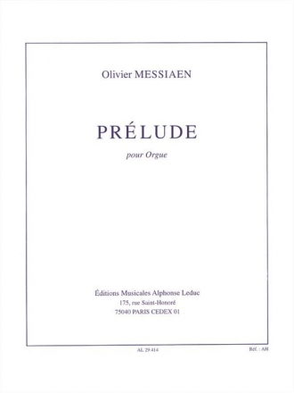 Prlude pour orgue