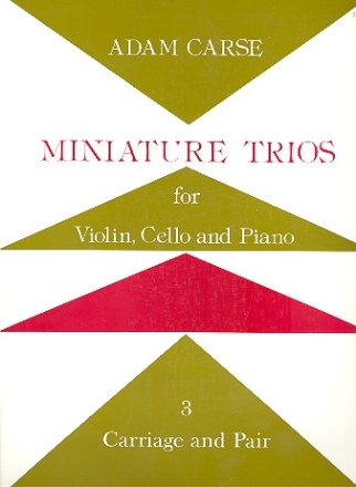 Carriage and Pair for piano trio Miniature Trios vol.3 parts