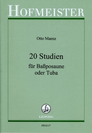 20 Studien fr Baposaune (Tuba)