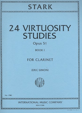 24 virtuosity studies op.51 vol.1 (nos.1-12) for clarinet