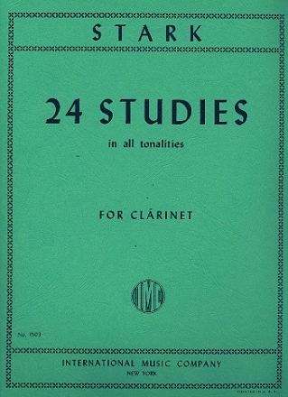 24 Studies in all Tonalities for clarinet