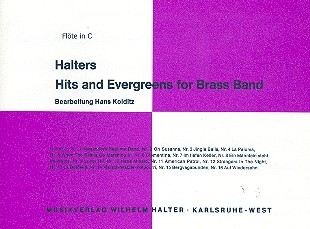 Halters Hits and Evergreens Band 1: fr Blasorchester Flte
