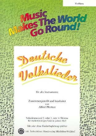 Deutsche Volkslieder: fr flexibles Ensemble Horn in Es