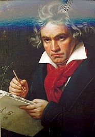 Postkarte Ludwig van Beethoven  lgemlde von Joseph Karl Stieler, 1820