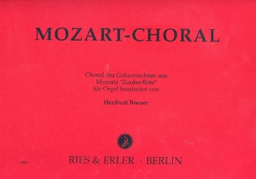 Mozart-Choral Choral der Geharnischten aus Die Zauberflte fr Orgel