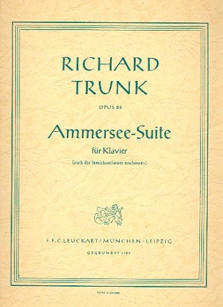 Ammersee-Suite op.85 fr Klavier