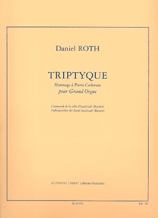 Triptyche pour grand orgue