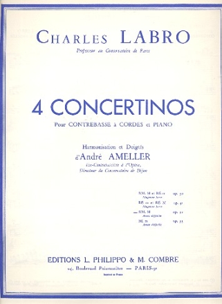 Concertino no.3 op.32 pour contrebasse et piano
