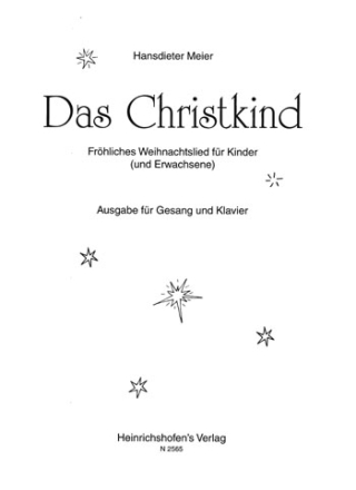 Das Christkind fr Gesang und Klavier