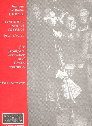 Concerto E flat major no.1  for trumpet, strings and bc for trumpet and piano
