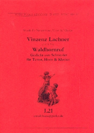 Waldhornruf fr Gesang, Horn in F und Klavier Stimmen