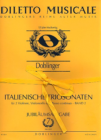 Italienische Triosonaten Band 2 fr 2 Violinen, Violoncello und bc