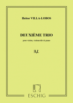 Trio no.2 pour piano, violon et violoncelle parties