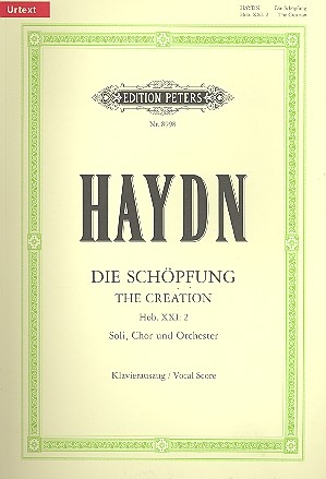 Die Schpfung Hob.XXI:2 fr Soli, gem Chor und Orchester Klavierauszug (dt/en)