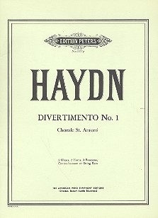 Divertimento no.1 for 8 wind instruments Score