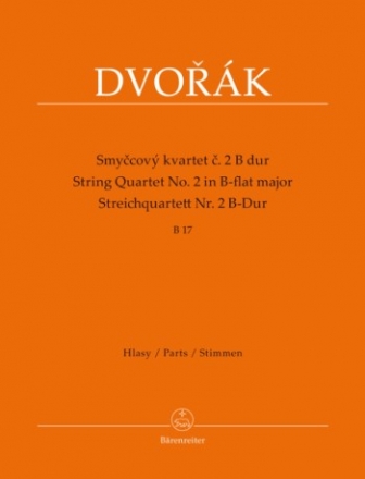 Streichquartett B-Dur Nr.2 B17  Stimmen