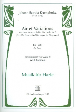 Air et variations B-Dur fr Harfe