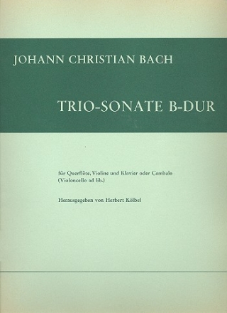 Triosonate B-Dur fr Flte, Violine, Klavier (Cembalo) und Violoncello ad lib.