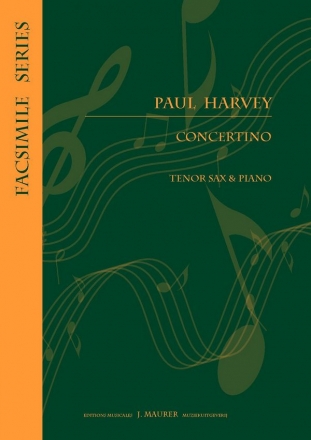 Concertino for tenor saxophone and piano