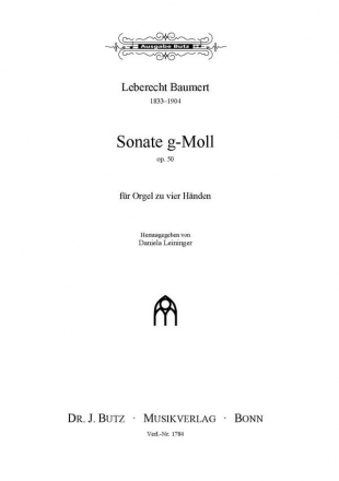 Sonate g-Moll op.50 für Orgel zu 4 Händen