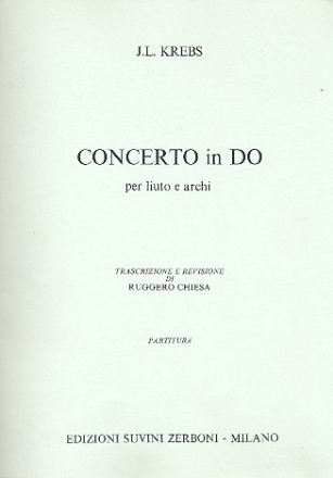 Concerto do maggiore per liuto e archi partitura