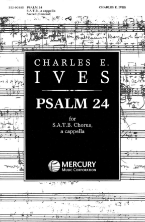 Psalm 24 for mixed voices a cappella score ( en)