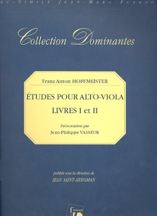 ETUDES POUR ALTO-VIOLA VOLS.1+2 FACSIMILE SAINT-ARROMAN, JEAN, ED.