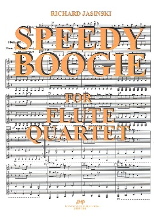 Speedy Boogie  for flute quartet score and parts