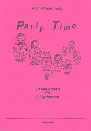 Party Time - 10 Miniaturen fr 3 Klarinetten Partitur