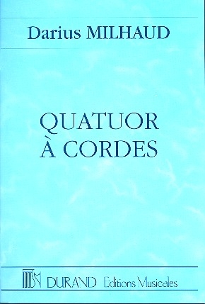 Quatur a cordes no. 1 (1912) partition miniature