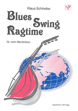 Blues Swing Ragtime für 2 Mandolinen Spielpartitur